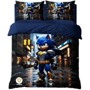 روتختی کارتونی طرح سونیک - ست لحاف روتختی بچگانه سونیک