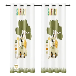 پرده کارتونی طرح جنگل